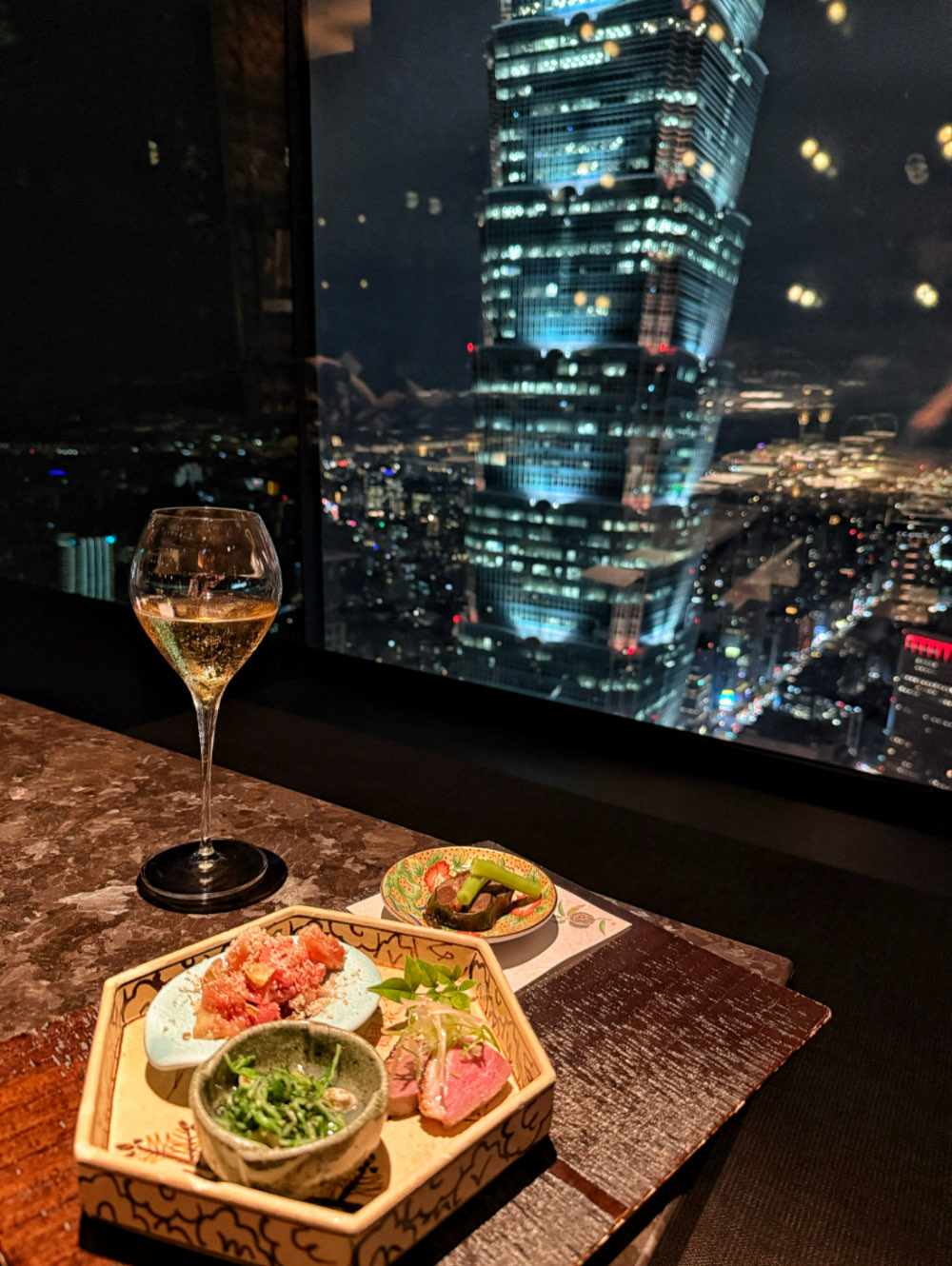 【信義區景觀餐廳推薦】全台最高燒肉懷石美饌!和牛47(微風南山47F) @YULIKO x 琇的異世界*｡ﾟ